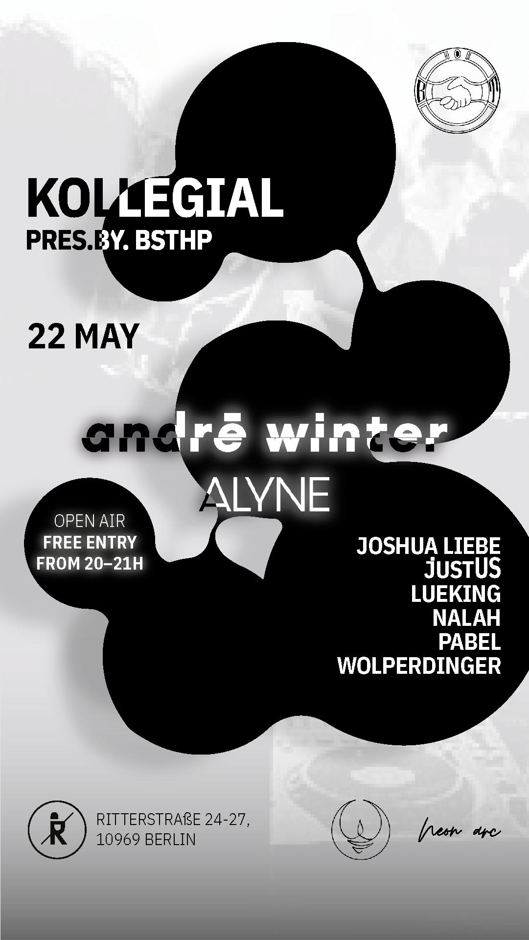 KOLLEGIAL pres. by BSTHP - free entry until 9pm