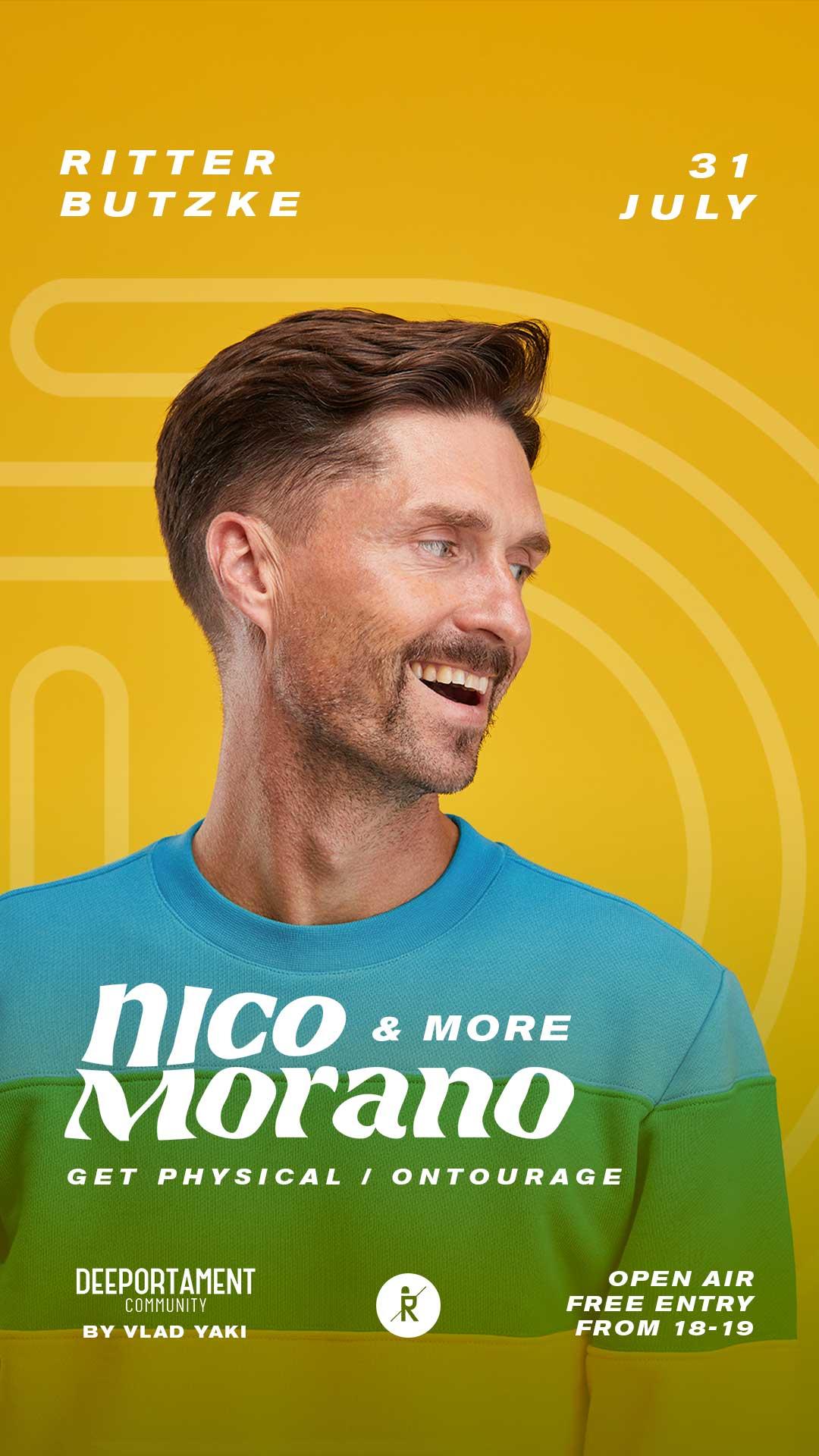 Deeportament Community w/ Nico Morano (Open Air & Indoor)